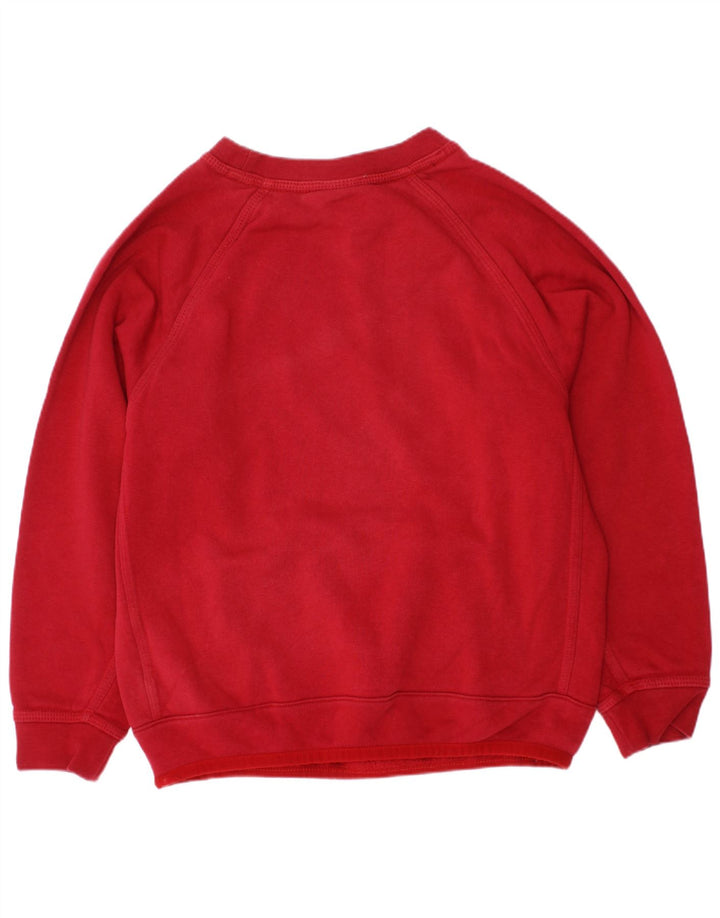 Nike Jungen-Sweatshirt mit Grafik, 7–8 Jahre, XL, rote Baumwolle