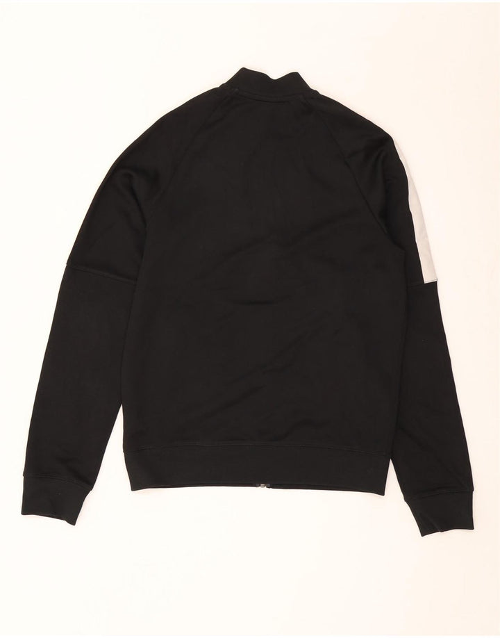 Nike Herren-Trainingsanzugoberteil, Jacke, Größe S, Schwarz, Colourblock-Polyester