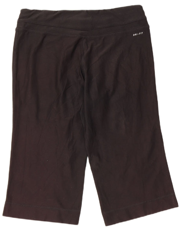 Nike Damen Dri Fit Bermuda Sportshorts UK 16 Large Schwarz Polyester