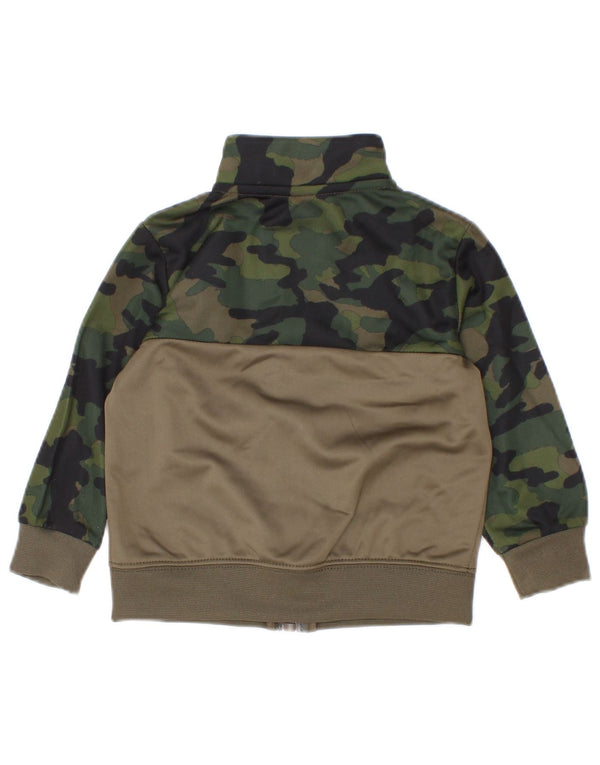 Nike Baby-Jungen-Trainingsanzug, Oberteil, Jacke, 9–12 Monate, Khaki-Tarnmuster, Polyester