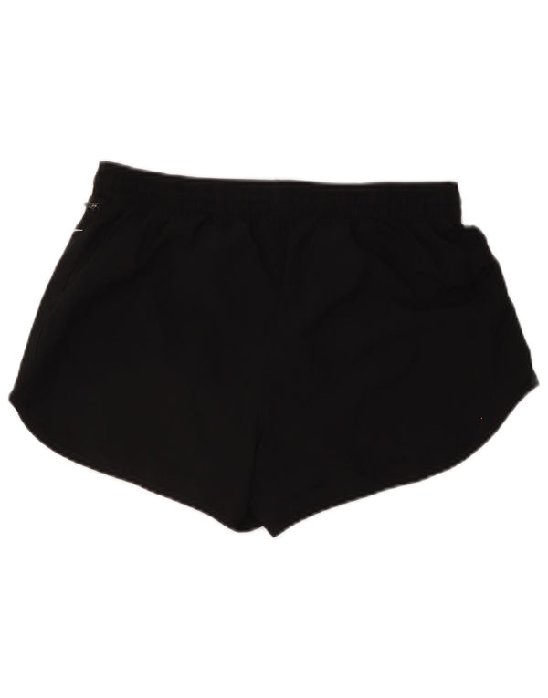 Nike Damen Dri Fit Sport Shorts UK 14 Large Schwarz Polyester
