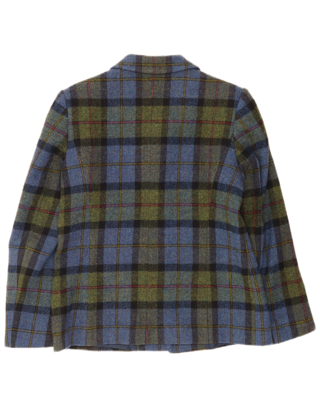 CLEMENT Damen-Blazerjacke mit 3 Knöpfen, EU 38, mittelgroß, mehrfarbig kariert