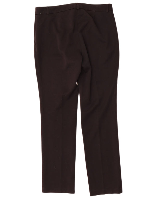 Marks & Spencer Damen Moderne Freizeithose UK 14 Large W32 L30 Schwarz