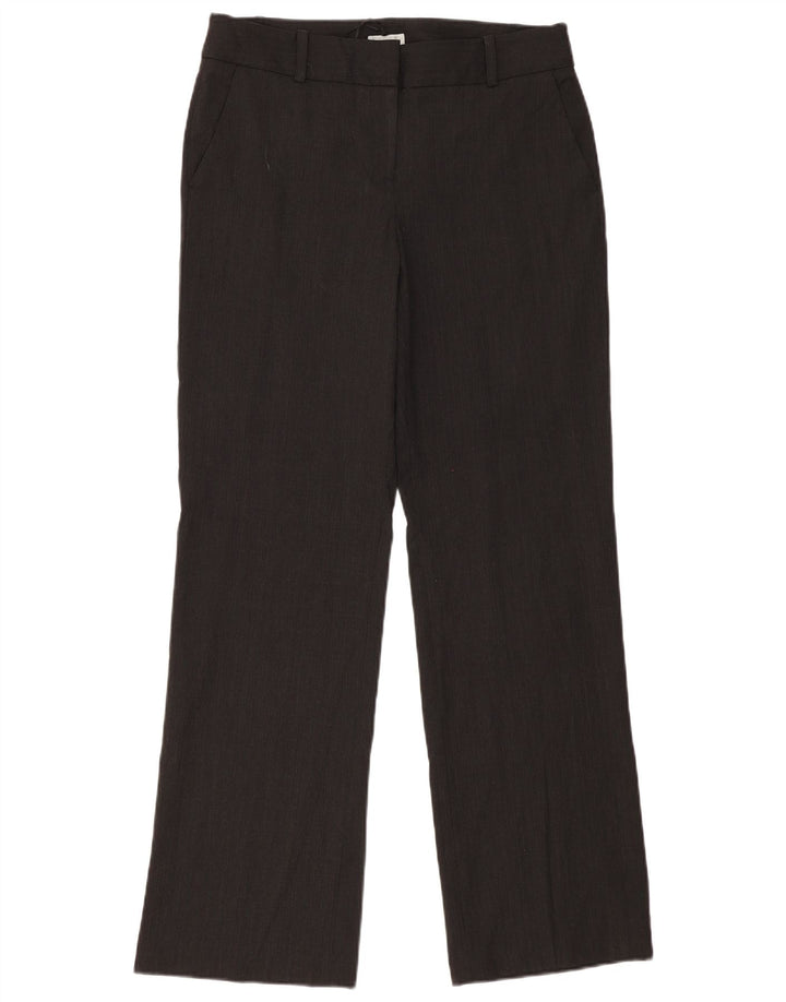 JIGSAW Gerade Damen-Anzughose, UK 12, M, W34, L34, Grau, Polyester