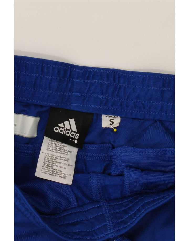 ADIDAS Mens Tracksuit Trousers Small  Blue Colourblock Polyester Vintage Adidas and Second-Hand Adidas from Messina Hembry 