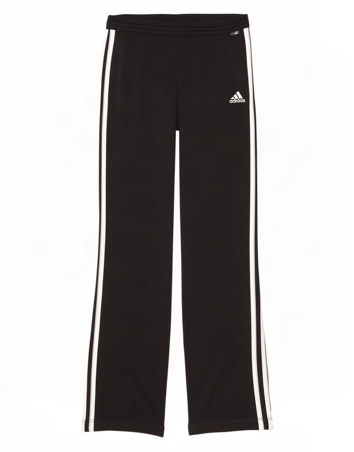 Adidas Damen Trainingshose UK 10 Small Schwarz Polyester