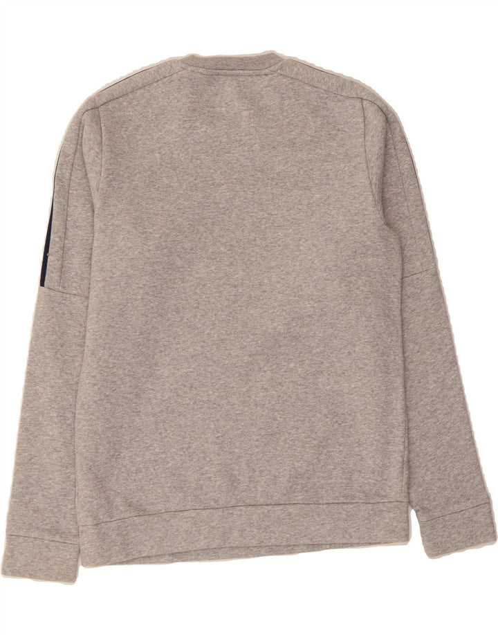 ADIDAS Mens Sweatshirt Jumper Small Grey Cotton Vintage Adidas and Second-Hand Adidas from Messina Hembry 