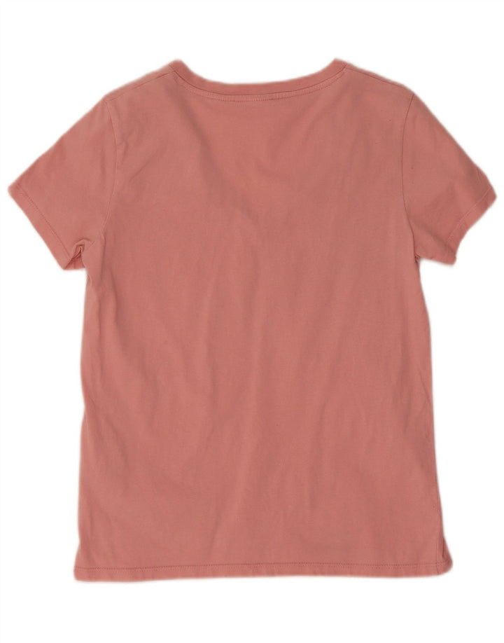 Levi's Damen T-Shirt Top UK 10 Small Rosa Baumwolle