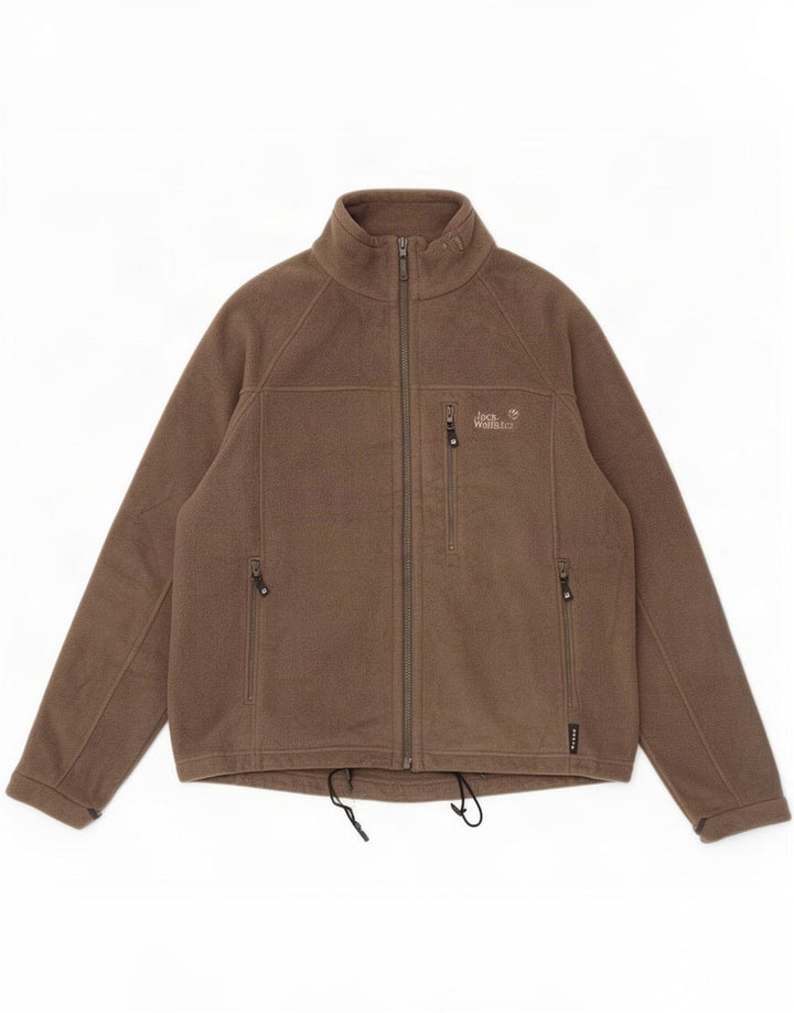 Jack Wolfskin Herren Liner Fleecejacke UK 40/42 Large Khaki Polyester