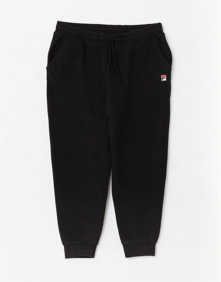 Fila Damen Trainingshose Jogger XL Schwarz Baumwolle