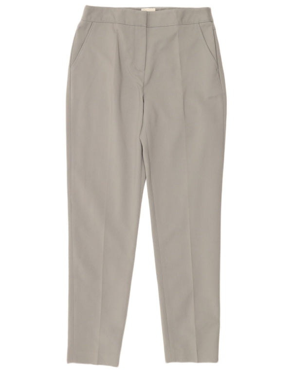 Reiss Damen Slim Chino Hose UK 8 Small W27 L28 Graue Baumwolle