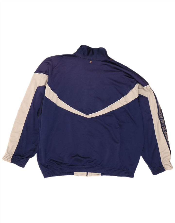 Champion Herren-Trainingsanzugoberteil mit Grafik, XL, Blau, Farbblock