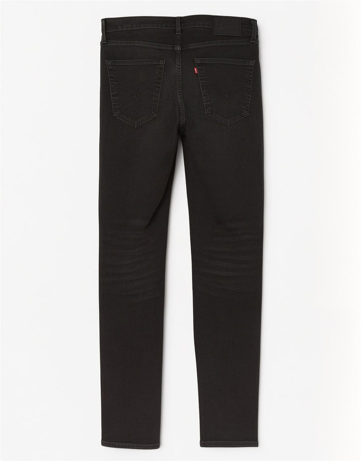 Levi's Herren Skinny Jeans W36 L32 Schwarze Baumwolle