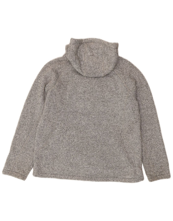 Mountain Warehouse Damen-Kapuzenpullover mit Reißverschluss, UK 16, Größe L, Grau meliert