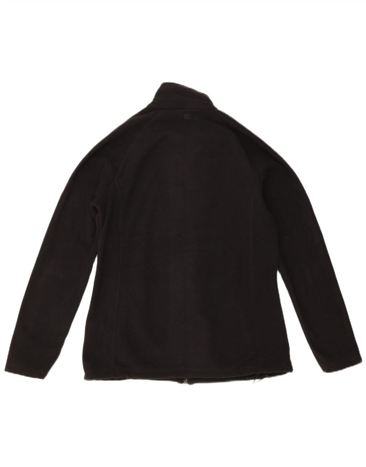 Mountain Warehouse Crop-Fleecejacke für Damen, UK 10, Größe S, Schwarz, Polyester