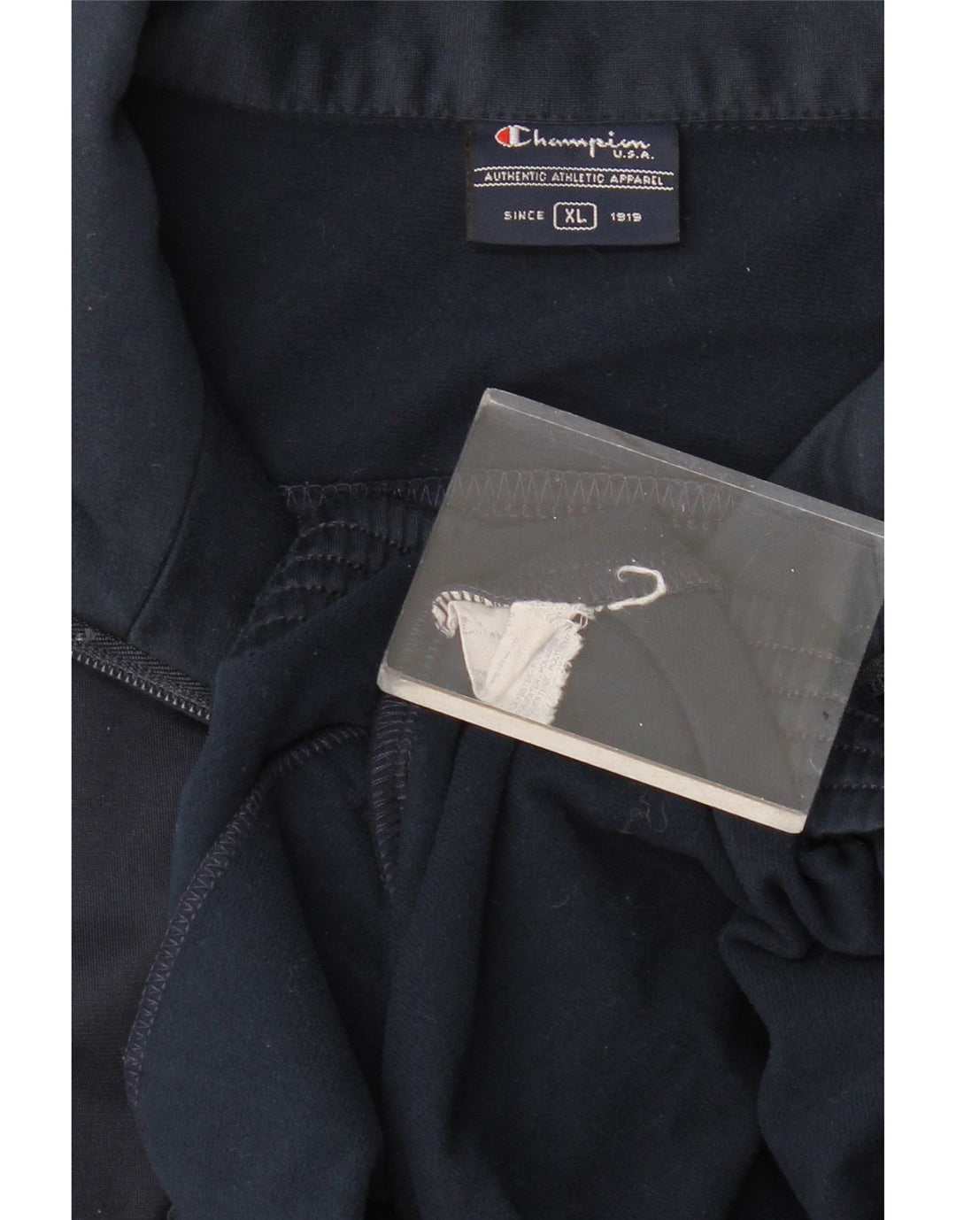 CHAMPION Herren-Trainingsanzug-Oberteil, Jacke, XL, Marineblau, Polyester