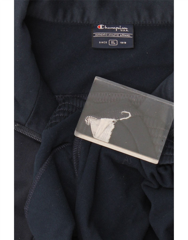 CHAMPION Herren-Trainingsanzug-Oberteil, Jacke, XL, Marineblau, Polyester