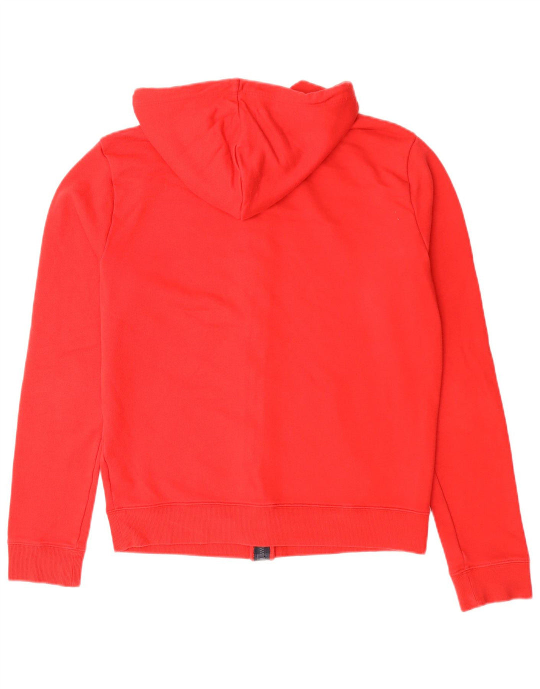 Tommy Hilfiger Herren-Kapuzenpullover mit grafischem Reißverschluss, mittelrote Baumwolle