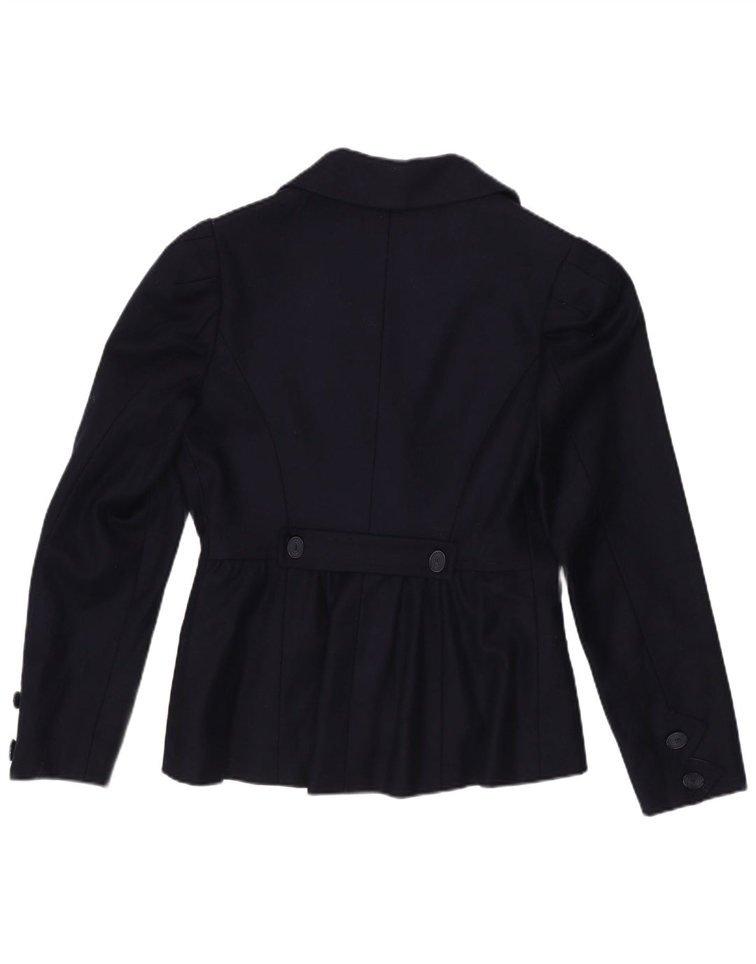 Vintage Damen 3-Knopf-Blazerjacke UK 4 XS Marineblau