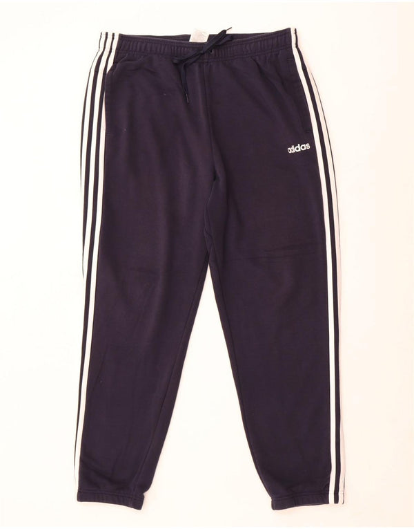 Adidas Herren Trainingshose Jogger XL Marineblau Baumwolle