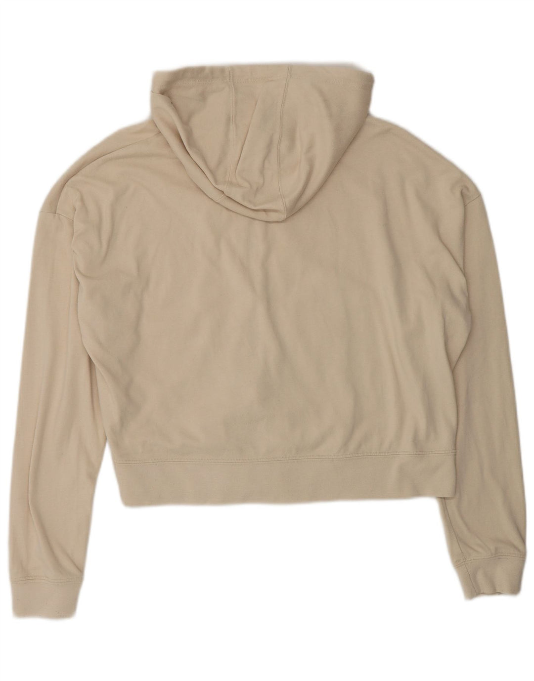 Nike Damen-Pullover mit übergroßem Reißverschluss und Kapuze, Gr. 10, Größe S, Beige, Polyester