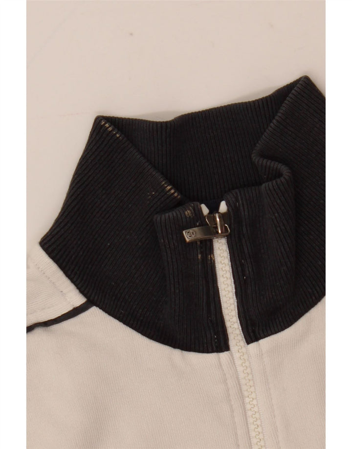 North Sails Mädchen-Trainingsanzug-Top-Jacke, 11–12 Jahre, weißes Farbblockdesign