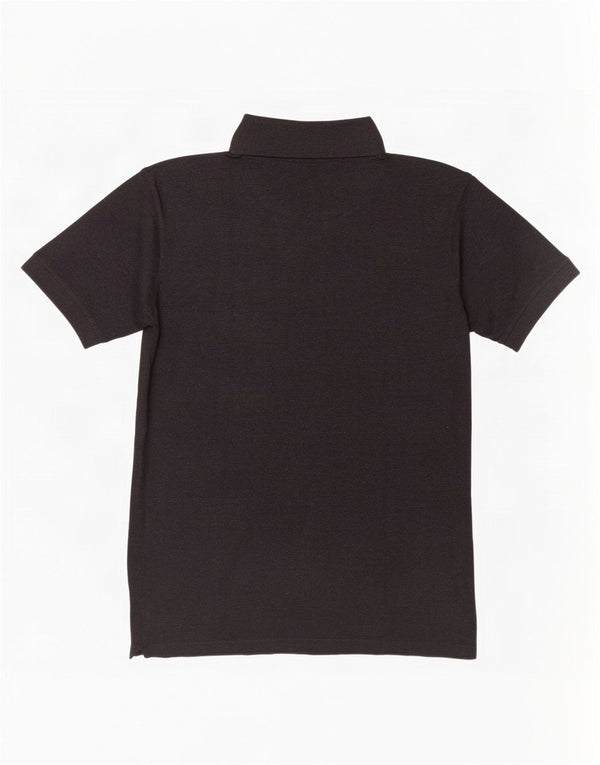 Reebok Herren-Poloshirt, groß, schwarze Baumwolle