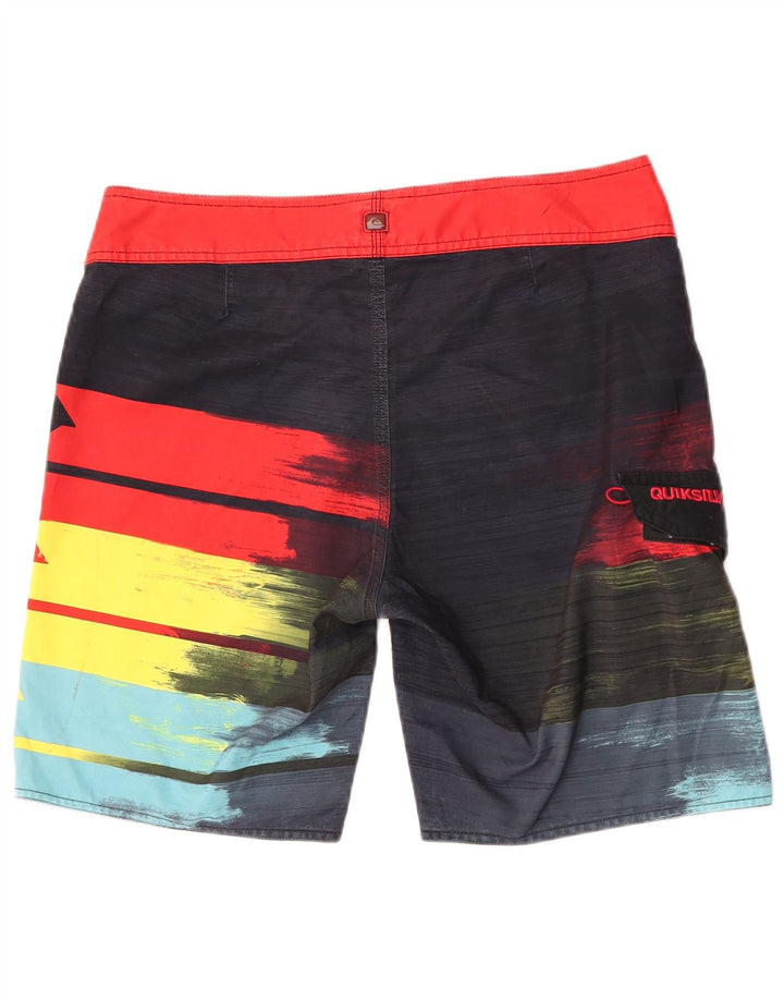 Quiksilver Herren-Badeshorts mit Grafik, mittelgroß, mehrfarbig gestreift