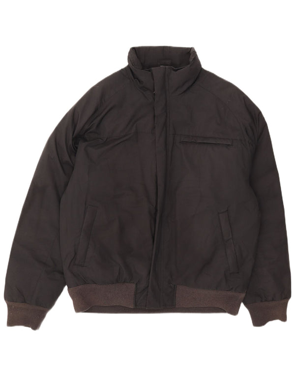 Adidas Herren Bomberjacke UK 40 Large Schwarz Polyester