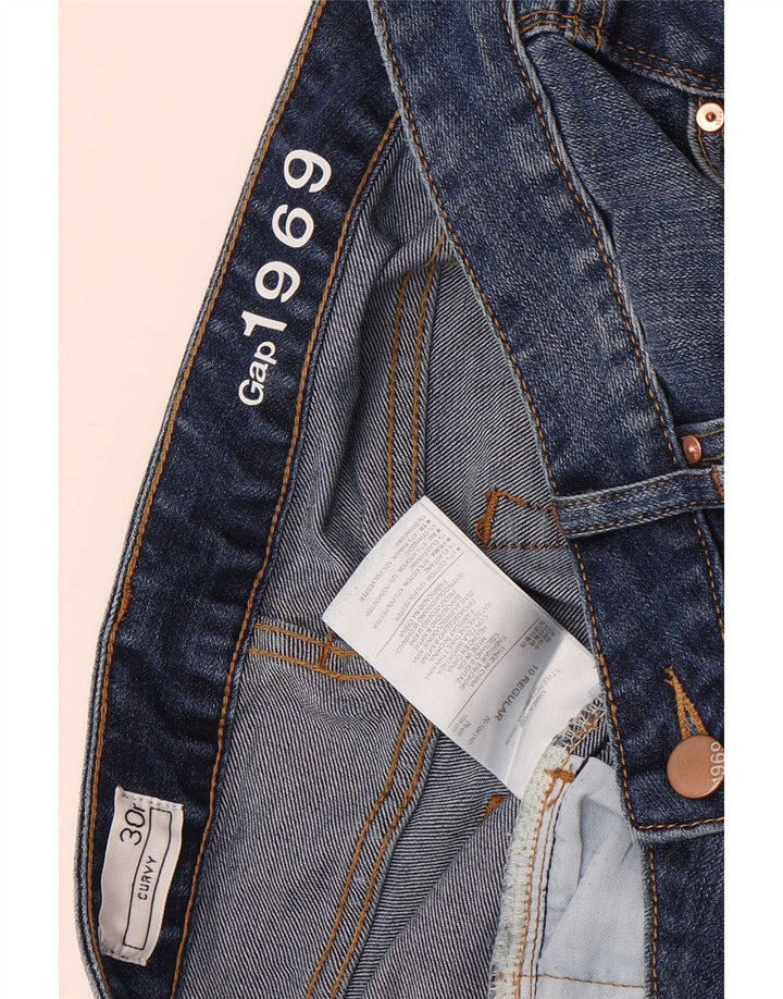Gap Damen Curvy Bootcut Jeans US 10 Large W30 L33 Blaue Baumwolle
