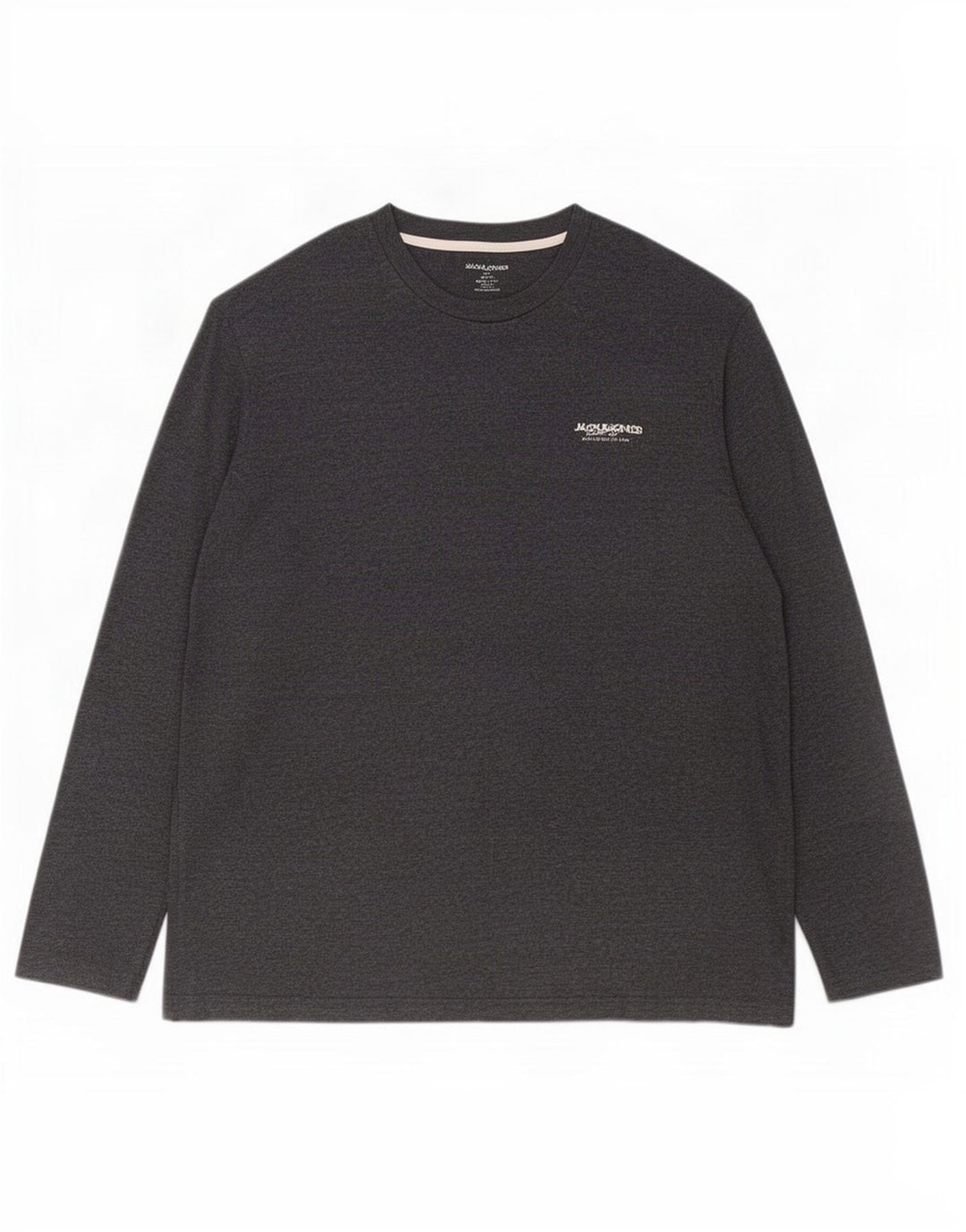 Jack & Jones Herren Top Langarm 2XL Grau Baumwolle