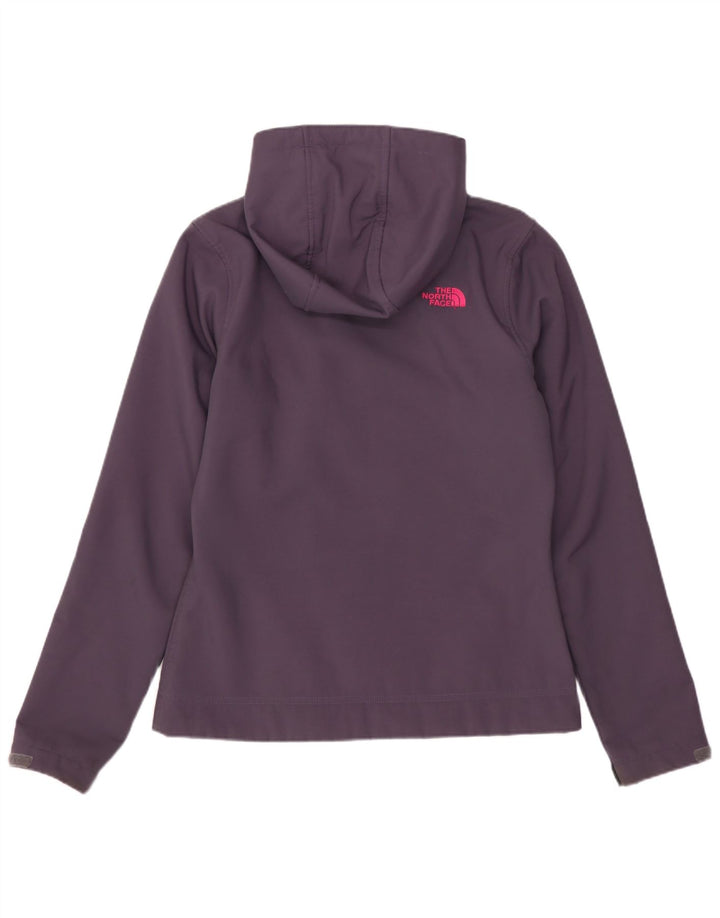 THE NORTH FACE Damen Windjacke mit Kapuze, UK 10, Größe S, Lila