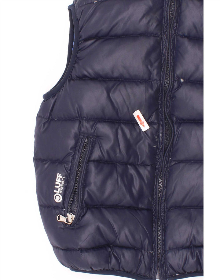 Wendbare wattierte Weste von North Sails für Jungen, 3–4 Jahre, marineblaues Polyester