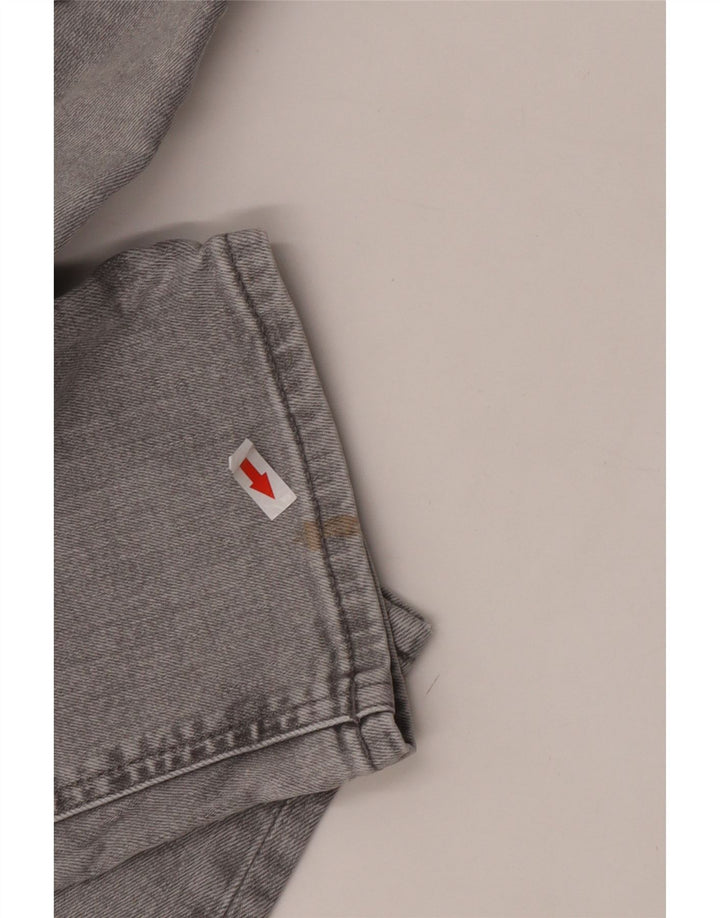 Hugo Boss Herren Slim Jeans W34 L32 Graue Baumwolle