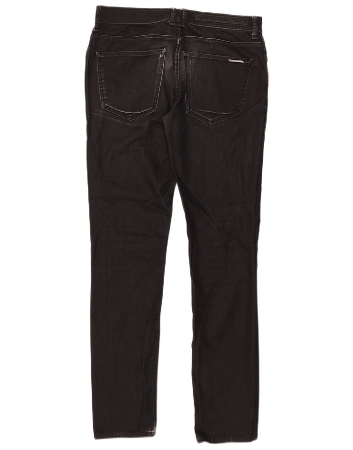 Zara Herren Slim Jeans EU 40 Medium W31 L31 Schwarze Baumwolle