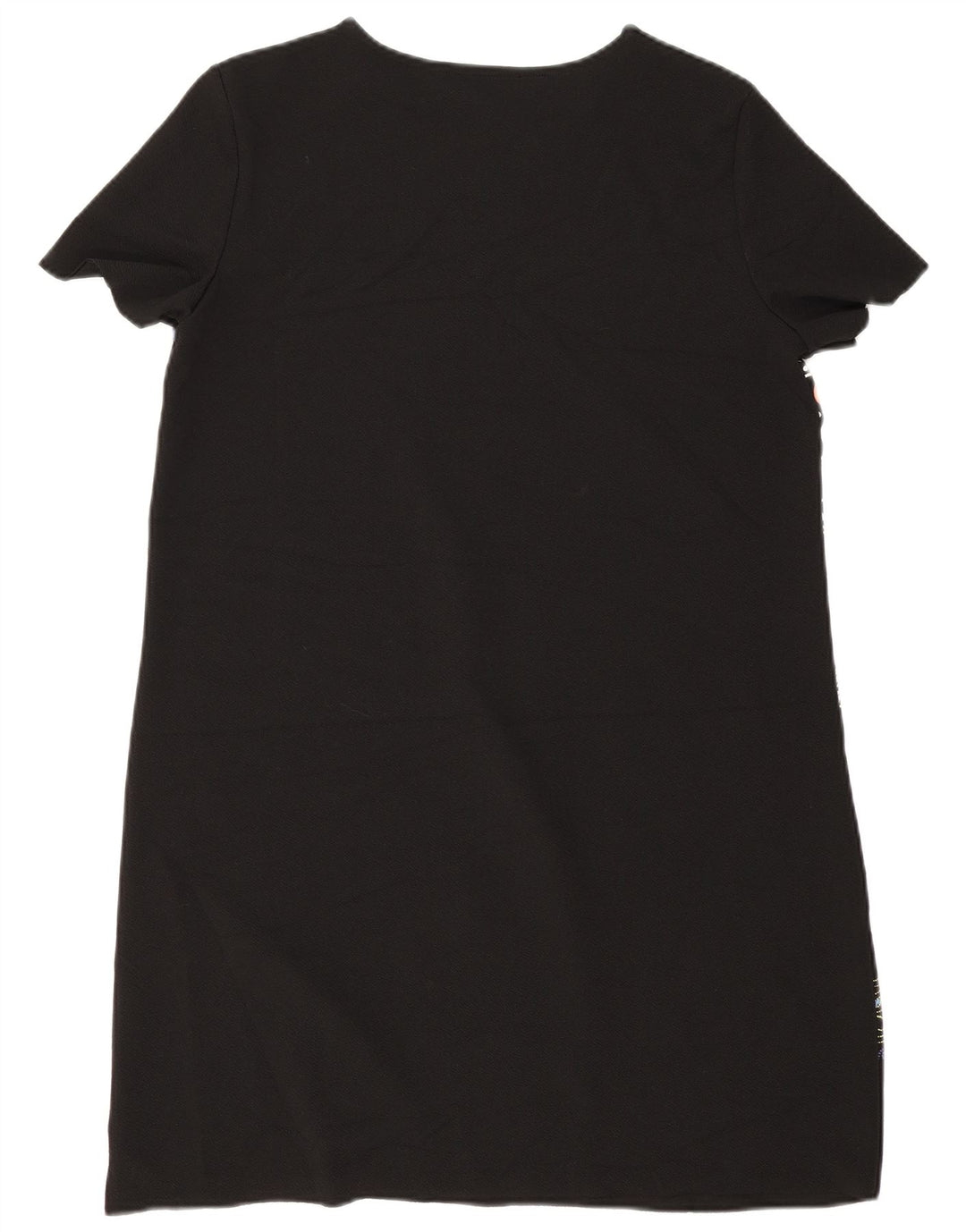Zara Damen-Etuikleid mit abstraktem Muster, Gr. 14, mittelschwarz