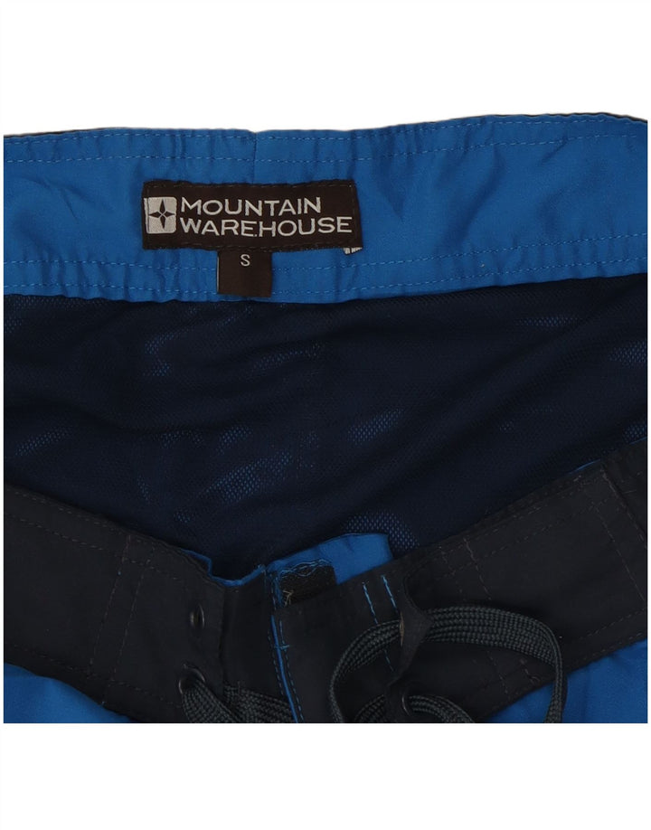 Mountain Warehouse Herren-Badeshorts, klein, blau gestreift, Polyester