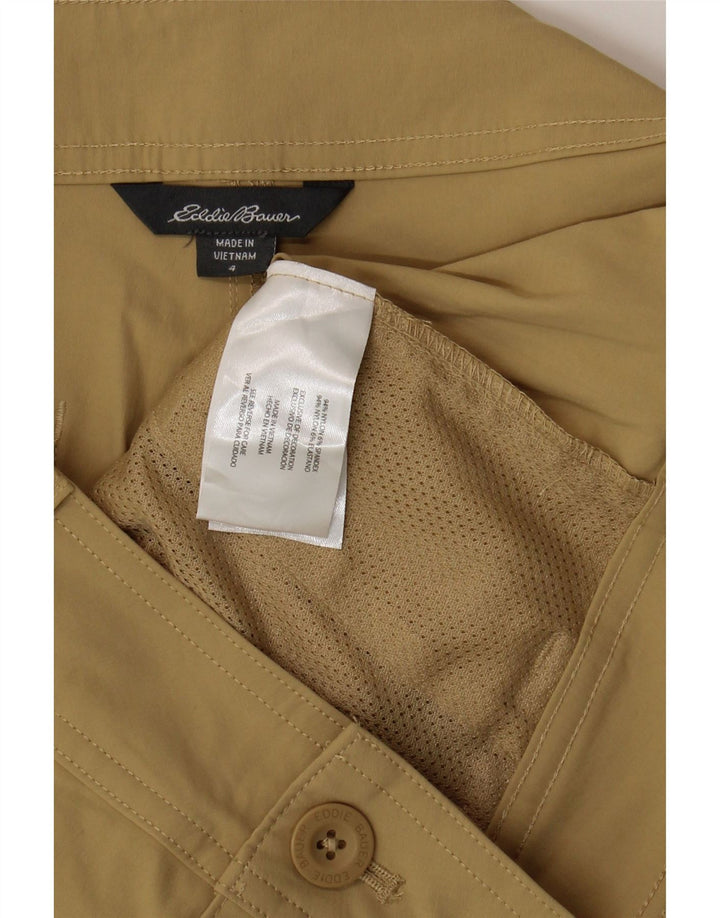 Eddie Bauer Damen Cargo-Shorts US 4 Small W30 Beige Nylon
