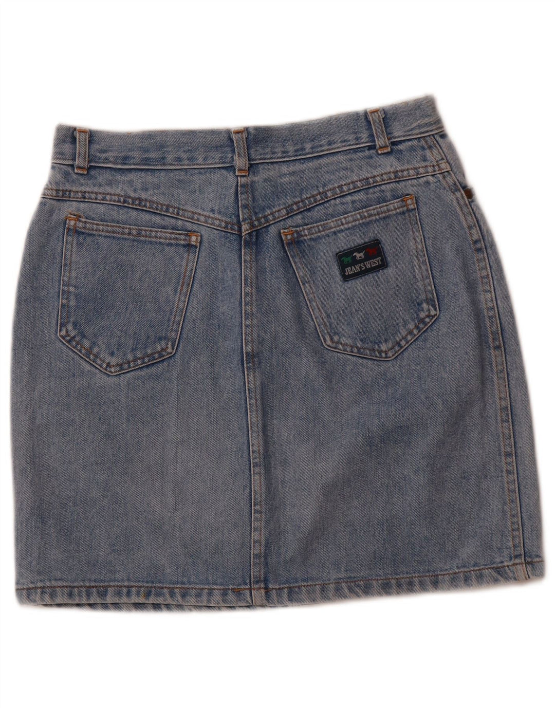 Jean's West Damen Jeansrock W28 Mittelblau