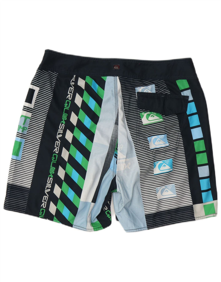 Quiksilver Herren-Badeshorts mit Grafik, groß, mehrfarbig, geometrisch