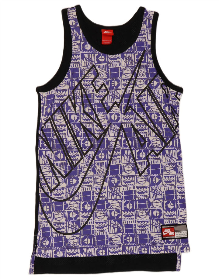 Nike Herren-T-Shirt mit Grafik, klein, mehrfarbig, geometrisch, Baumwolle