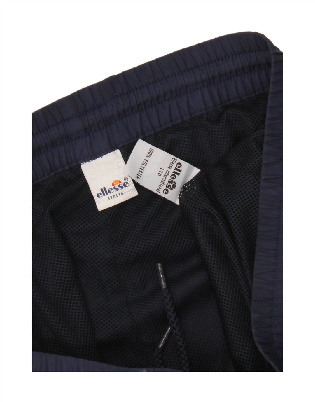 Ellesse Herren-Sportshorts, groß, marineblaues Polyester