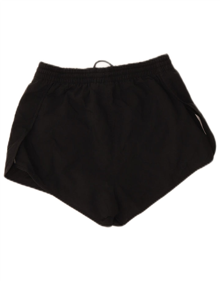 Adidas Damen Sportshorts UK 10 Small Schwarz Polyester