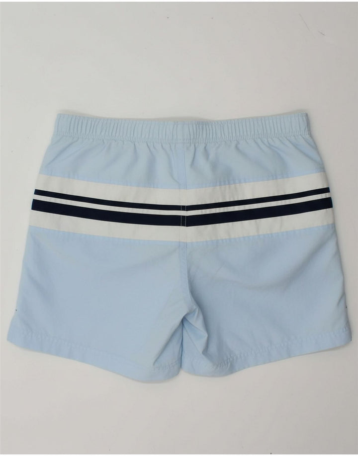 NIKE Mens Swimming Shorts UK 34/36 Large  Blue Striped Polyester