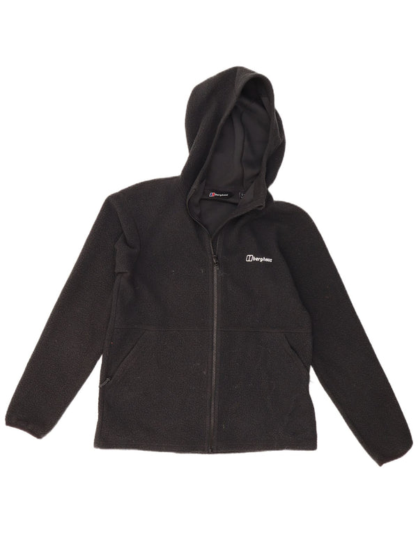 Berghaus Damen Kapuzen-Fleecejacke UK 10 Small Schwarz