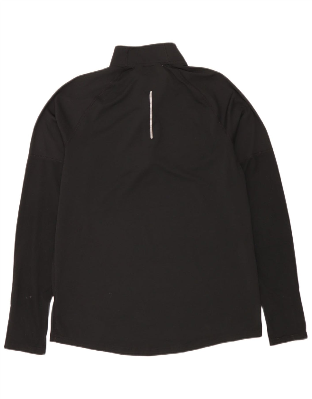 Nike Herren Dri Fit Pullover-Trainingsanzugoberteil mit Reißverschluss, Mittelschwarzes Polyester