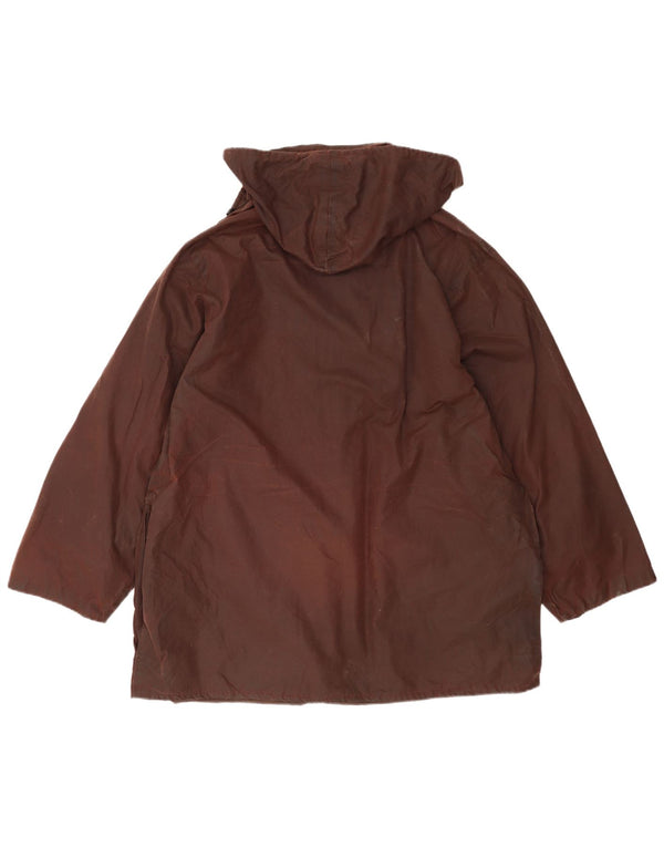 Hamilton Herren Country Wear Kapuzenjacke aus gewachster Baumwolle UK 42 XL Braun