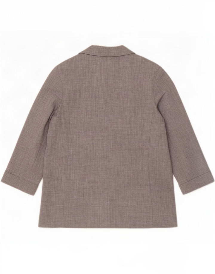 Marks & Spencer Damen-Blazer mit 3/4-Ärmeln, offen, Gr. 16, Grau
