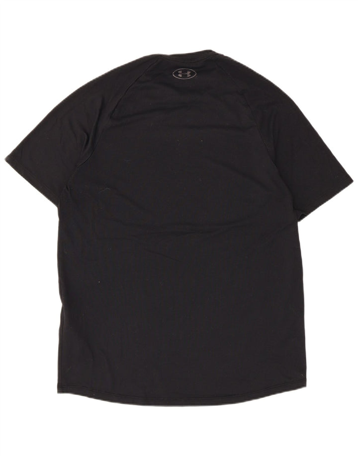 Under Armour Herren Heat Gear T-Shirt Top Medium Schwarz Polyester