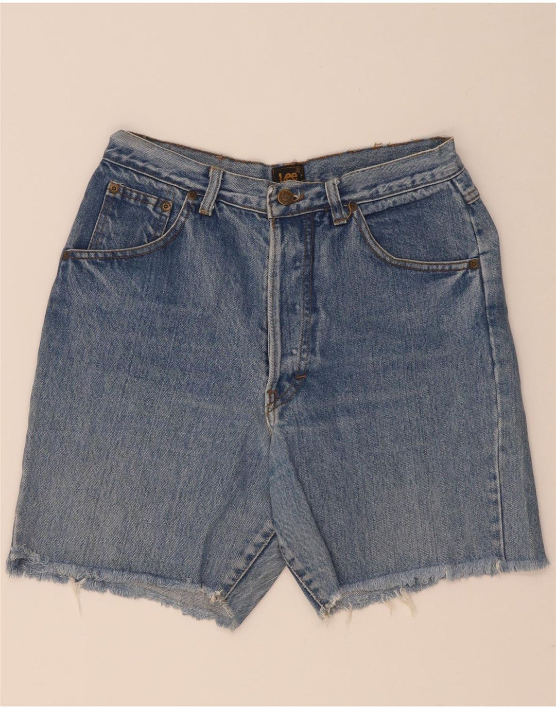 Lee Herren Jeansshorts W32 Mittelblau
